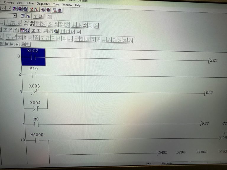 PLC program uploaded to PC PLC program ladder logic
