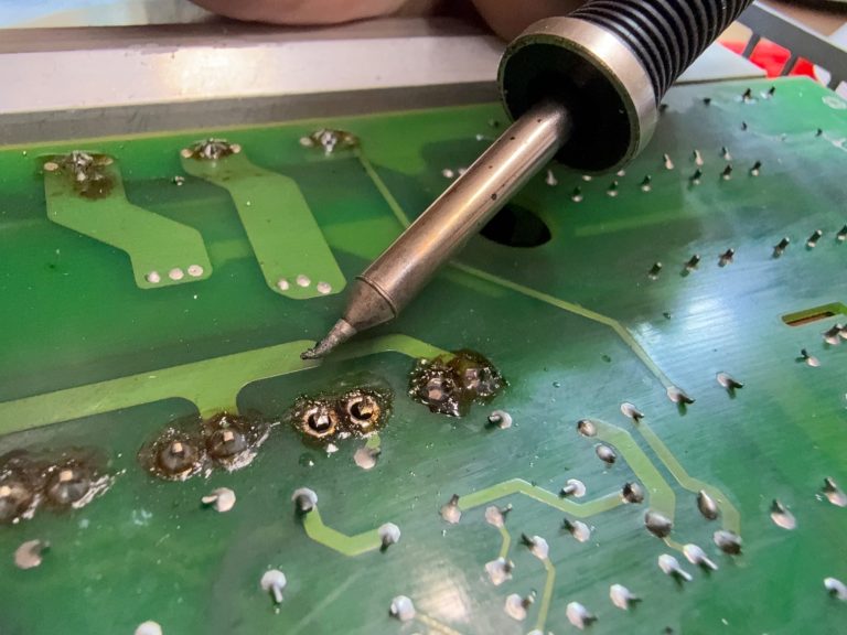 LT Module IGBT Reflow IGBT pins being reflowed